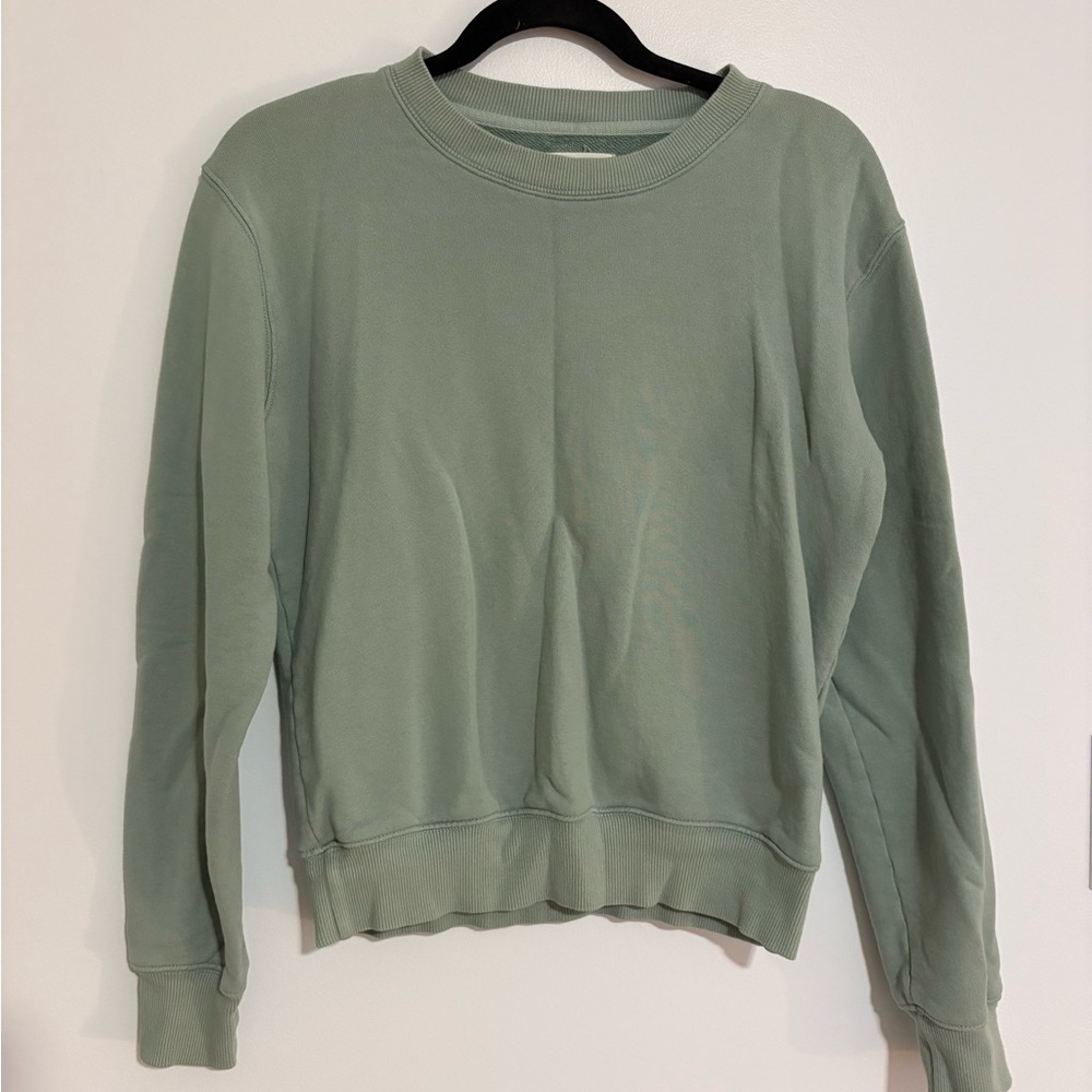 Wilfred Soft Green Crew Neck Sweater